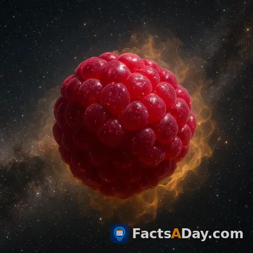 Das zentrum unserer galaxie schmeckt nach himbeeren