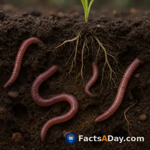 Las lombrices de tierra son los ingenieros subterráneos de la naturaleza