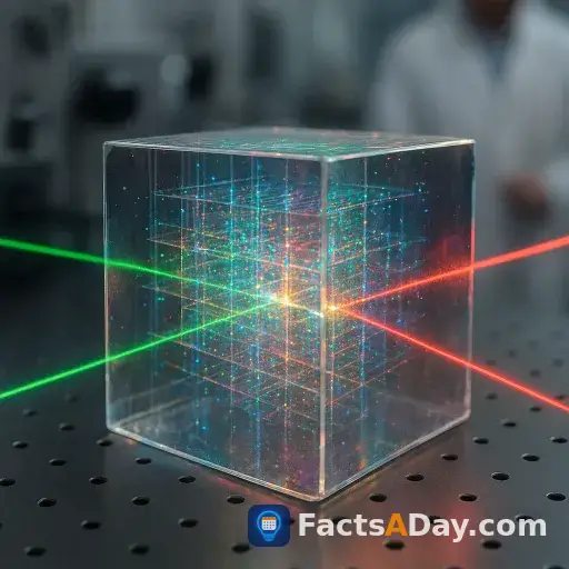 Le stockage holographique compacte les données en trois dimensions
