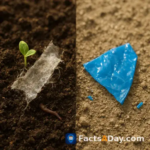 Los plásticos biodegradables se descomponen más rápido en el suelo