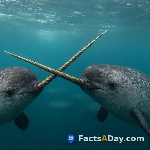 Narwhals rub tusks to share sensory data