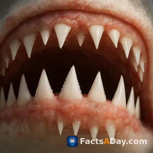 Sharks have a conveyor belt of teeth