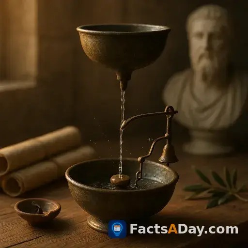 Plato's water clock was the world's first alarm