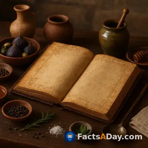The oldest cookbook dates to ancient Roman times