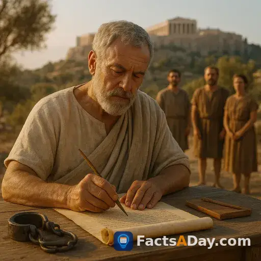 Solon drafted Athens' first written constitution