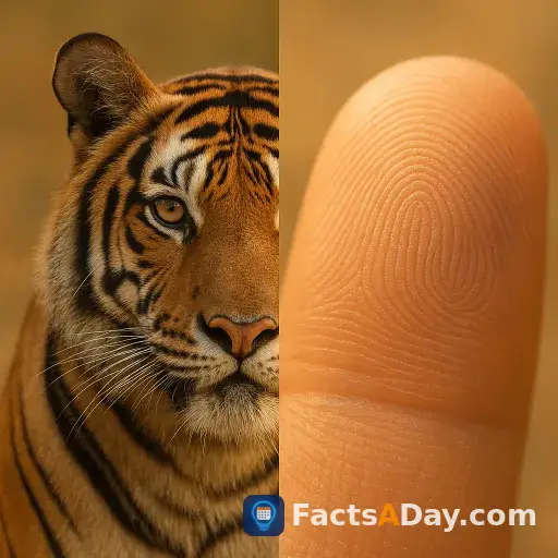 Chaque tigre a des rayures uniques comme les empreintes digitales humaines