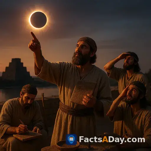 Babylonians predicted the first recorded eclipse