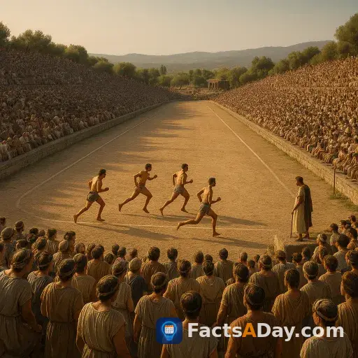 The first Olympic stadium held 45,000 spectators