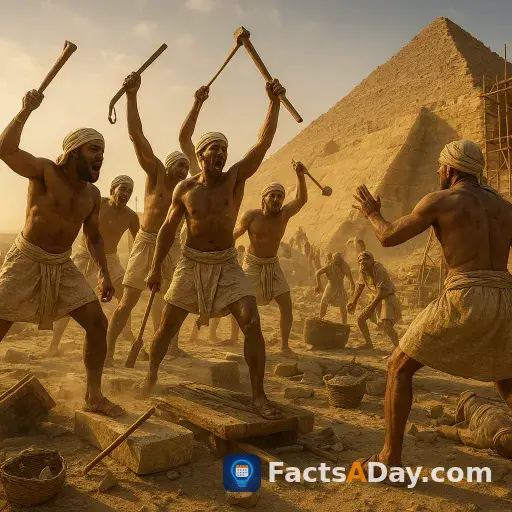 Did pyramid builders stage the first rebellion