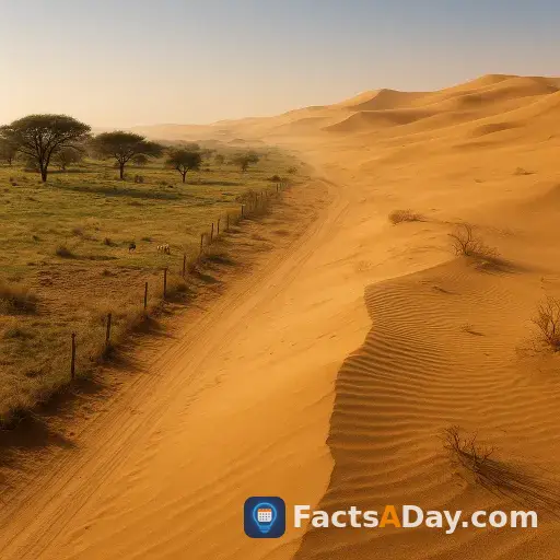 El desierto del Sahara crece 48 kilómetros cada año