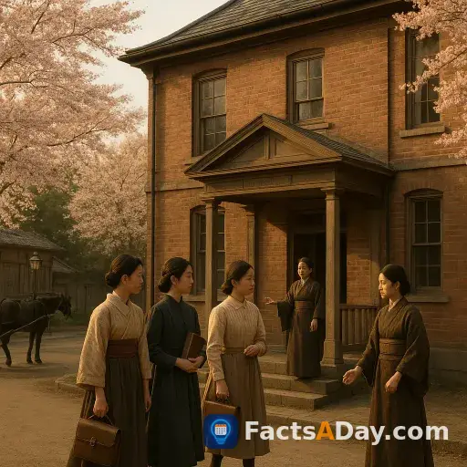 Japan's first women's university opened in 1871