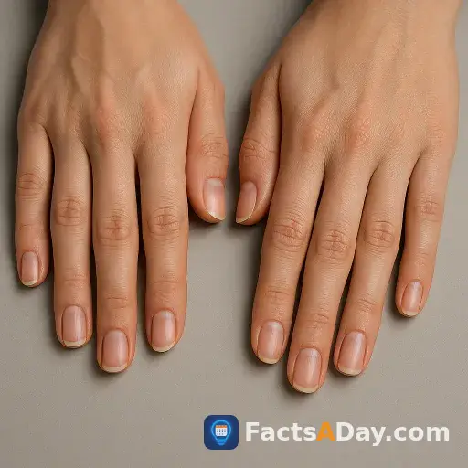 Les ongles de votre main dominante poussent plus vite