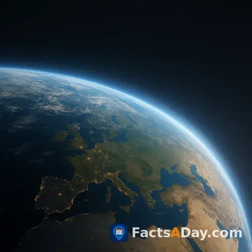 Die atmosphäre der erde erstreckt sich über 10.000 kilometer