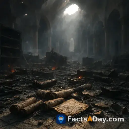 The Library of Alexandria's destruction was not a single fire