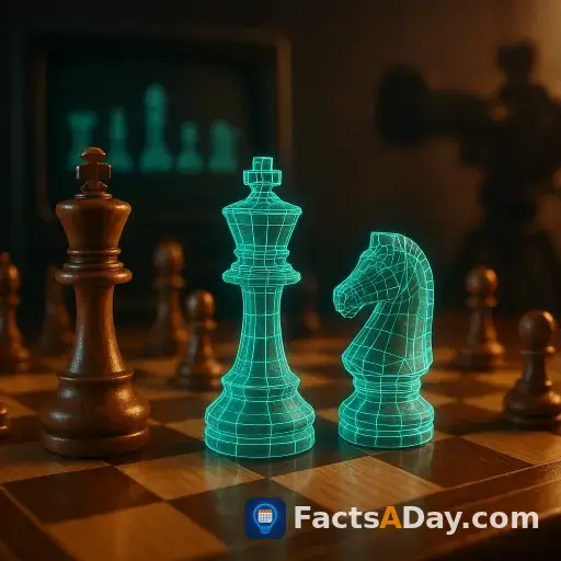 La première séquence de film en CGI 3D était une partie d'échecs