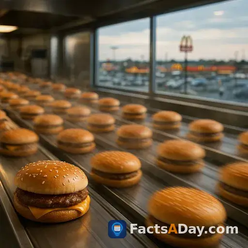 McDonald's verkauft 75 hamburger pro sekunde