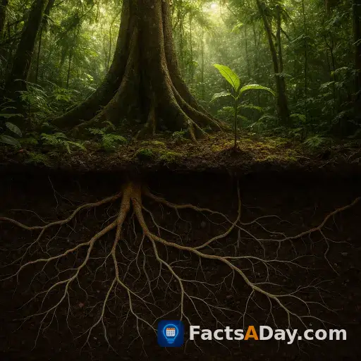 Les arbres de l'amazonie communiquent par des réseaux fongiques souterrains