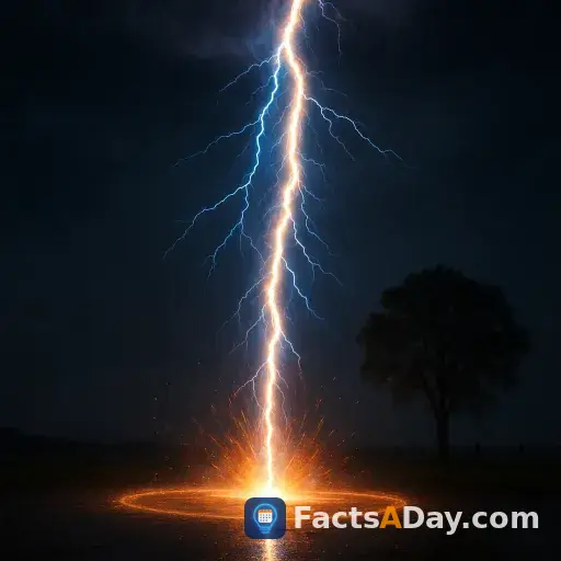 A lightning bolt is five times hotter than the sun