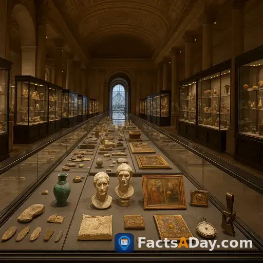 Louvre Müzesi 10.000 yıllık 380.000 esere ev sahipliği yapıyor