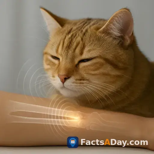 A cat's purr may heal its own bones