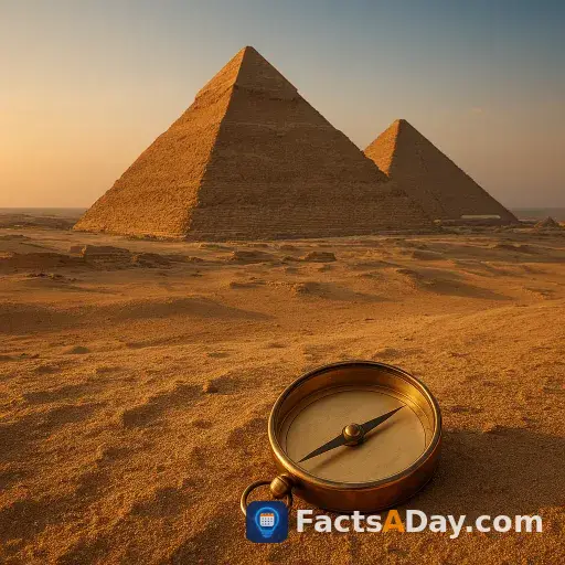 Ancient Egyptians aligned pyramids to true north