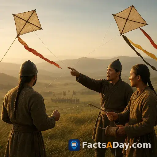 Ancient Chinese kites were military tools