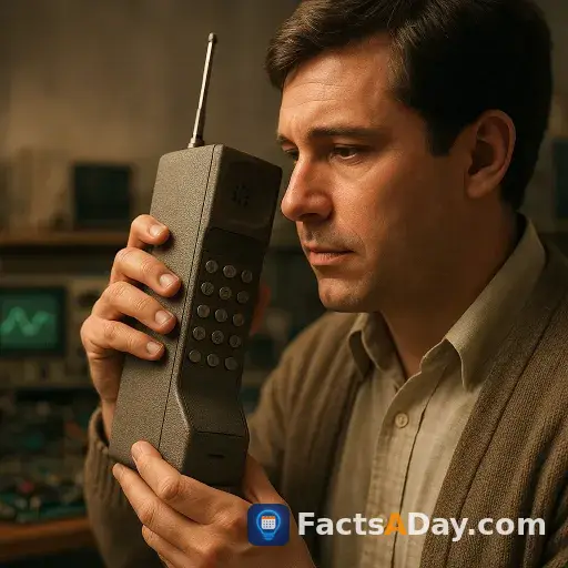 Le premier téléphone portable était une « brique » de 1 kg