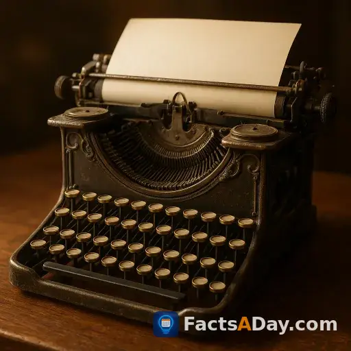 La primera máquina de escribir solo escribía en mayúsculas