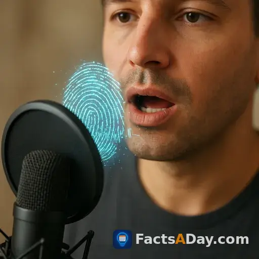 Your voice is as unique as your fingerprint