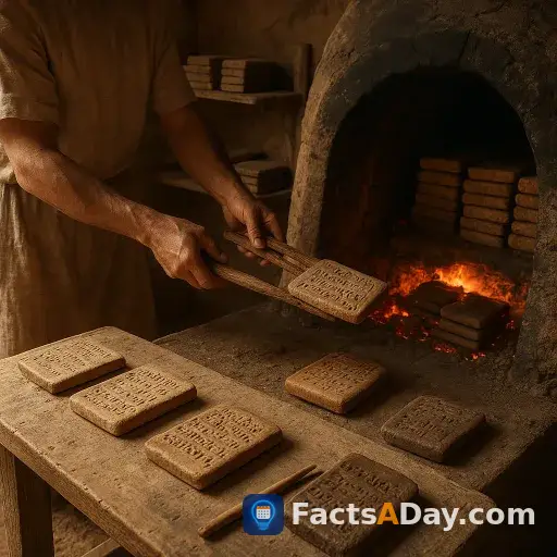 Ancient Mesopotamians baked clay for permanent records