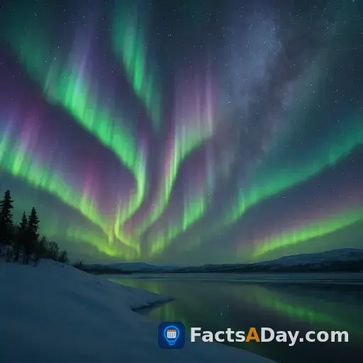 Solar wind paints the sky with dancing lights