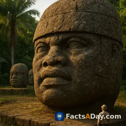 Ancient Olmecs carved colossal stone heads