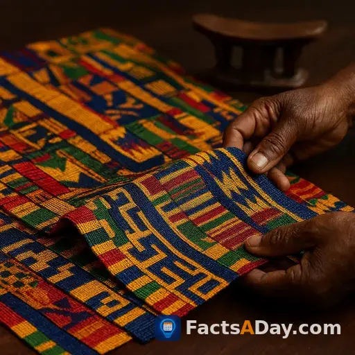 Kente kumaş desenleri kelimeler olmadan konuşur