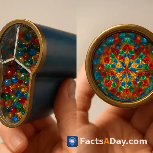Kaleidoscopes create beauty from simple mirrors