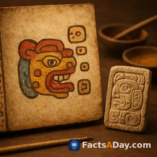 Mayan glyphs combined pictures and sounds for writing
