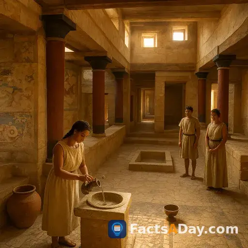 Minoan palaces were living temples, not just homes