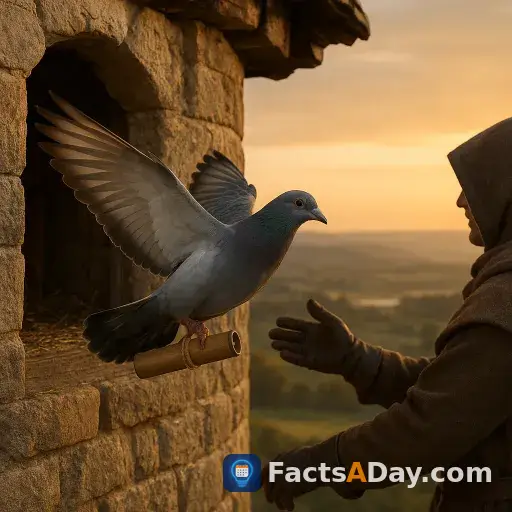 Medieval Europeans used birds for urgent messages