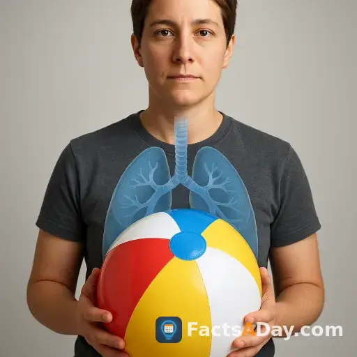 Your lungs can inflate a beach ball