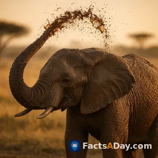 Les éléphants utilisent la boue comme crème solaire naturelle