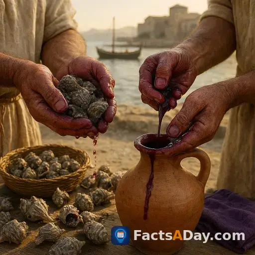 Ancient Phoenicians traded purple dye from sea snails