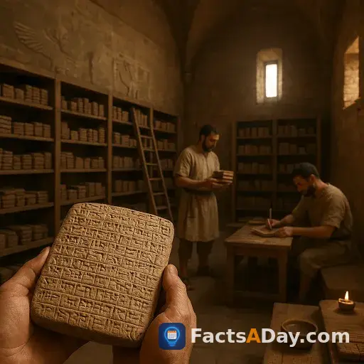 Ancient Assyrians built the first libraries