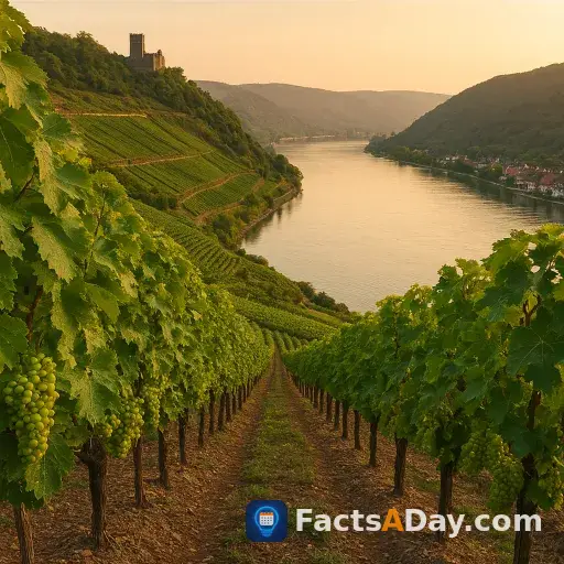 El río Rin da forma a la región vinícola de Alemania