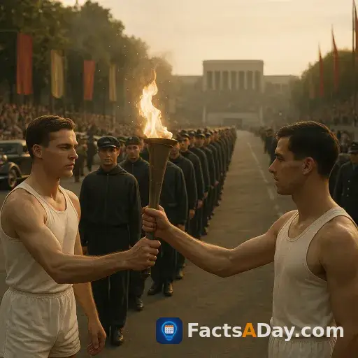 Olympic torch relays began as Nazi propaganda