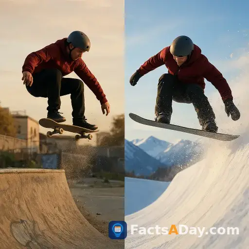 Les figures de snowboard viennent du skateboard