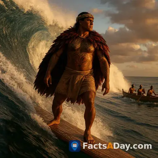 Surfing was a royal sport in ancient Polynesia