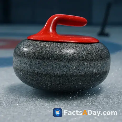 Les pierres de curling pèsent 20 kg et glissent avec précision