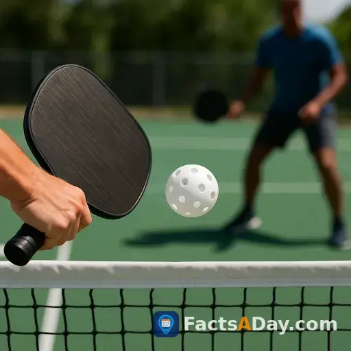 Pickleball kombiniert elemente von tennis, badminton und tischtennis