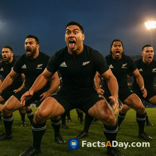 Der haka der all blacks ist eine mächtige māori-tradition