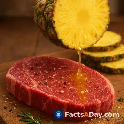 Pineapples naturally tenderize meat
