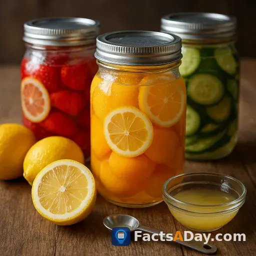 Lemons naturally preserve food for centuries